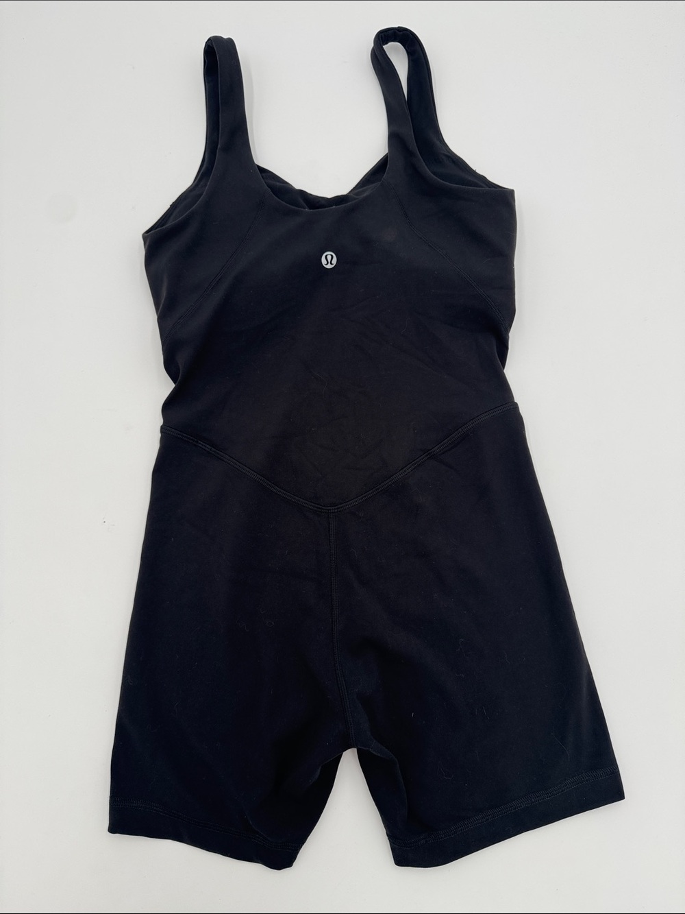 Lululemon Align Black Sleeveless Romper with V-Neck